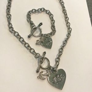 Juicy Couture Necklace and Bracelet Set